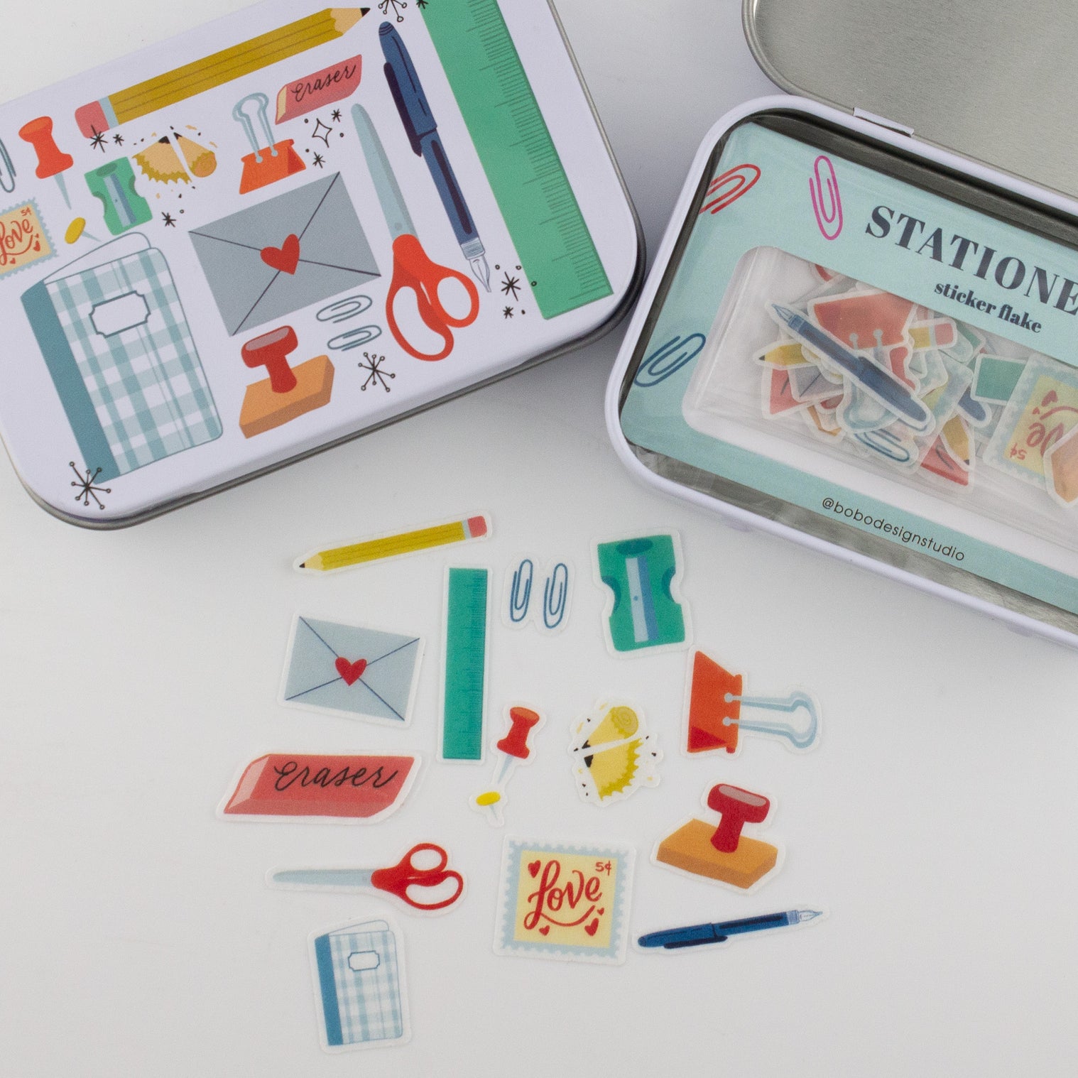 Stationery Lovers Washi Flake and Trinket Tin