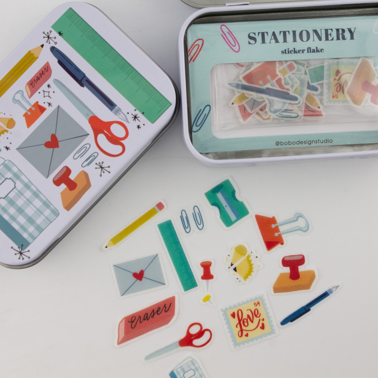 Stationery Lovers Washi Flake and Trinket Tin
