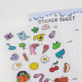 Stuff 02-Clear Planner Sticker Sheet