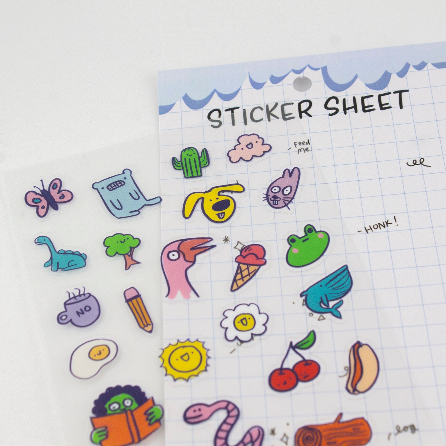 Stuff 02-Clear Planner Sticker Sheet