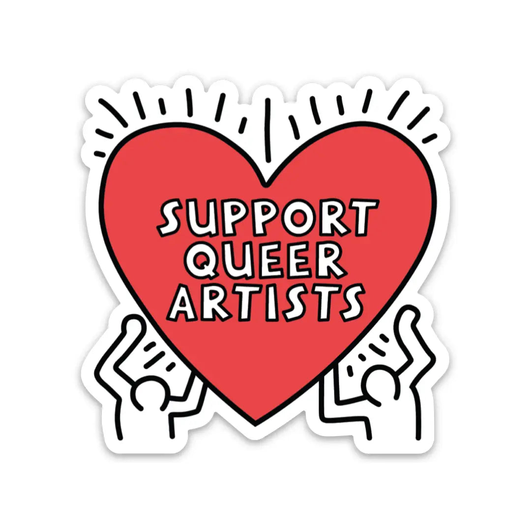 Support Queer Artists Vinyl Sticker