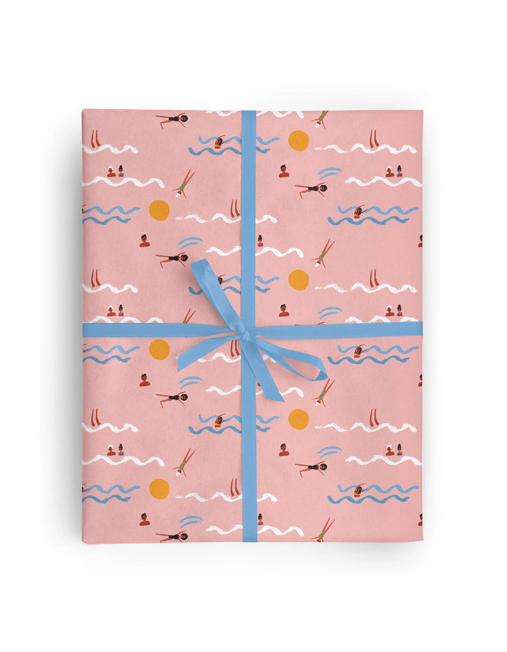 Swimmers - Rolled Gift Wrap