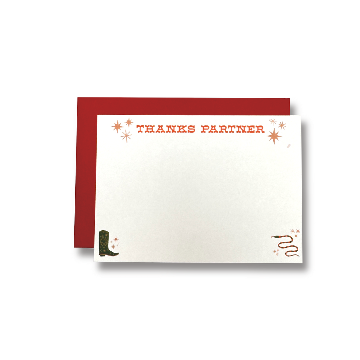 Thanks Partner - Note Card Set