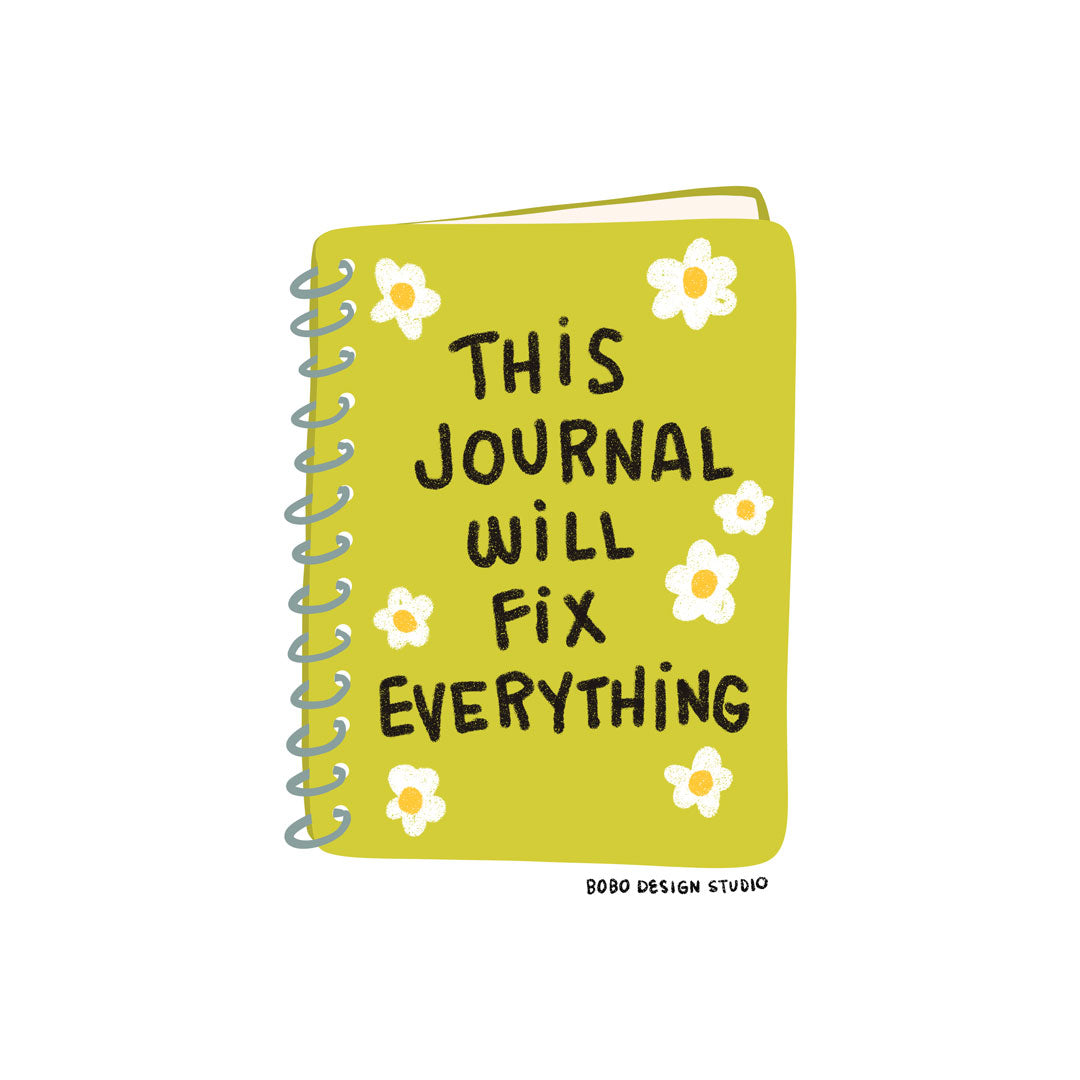 This Journal Will Fix Everything- Vinyl Sticker