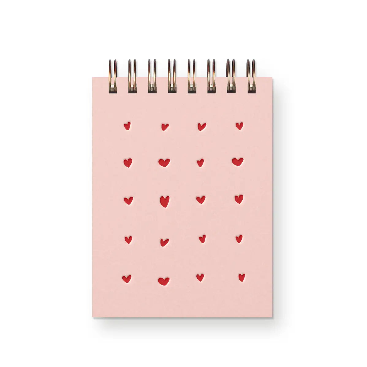 Heart Mini Grid Jotter Notebook