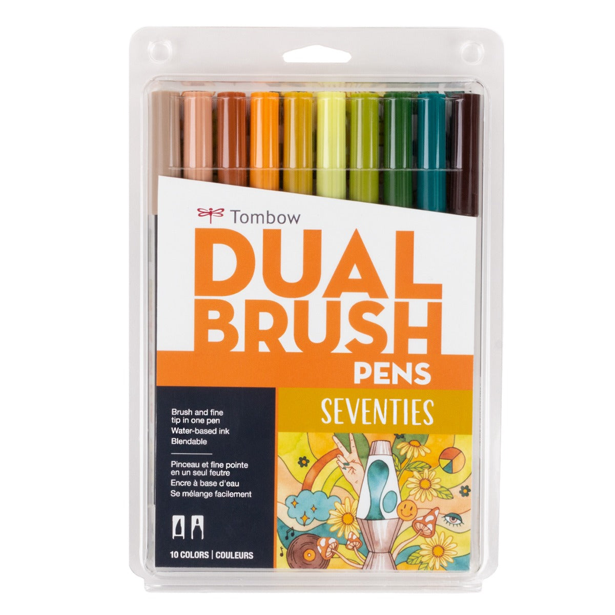 Tombow Dual Brush Pen Set- Seventies