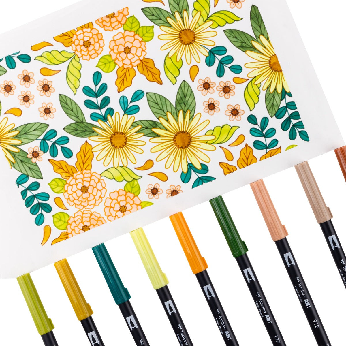 Tombow Dual Brush Pen Set- Seventies