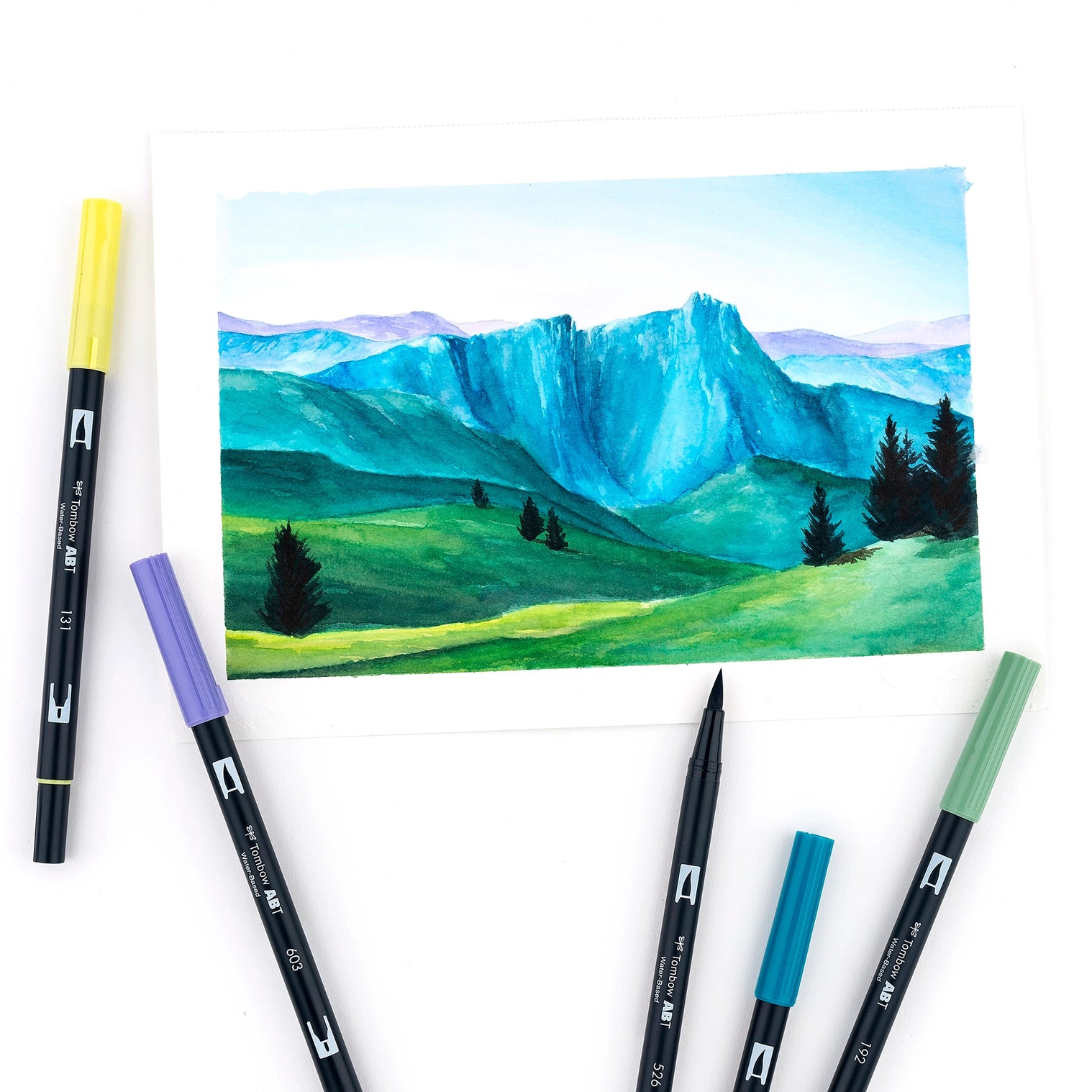 Landscape 6-Pack Dual Brush Pen