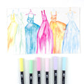 Pastel 6-Pack Dual Brush Pen