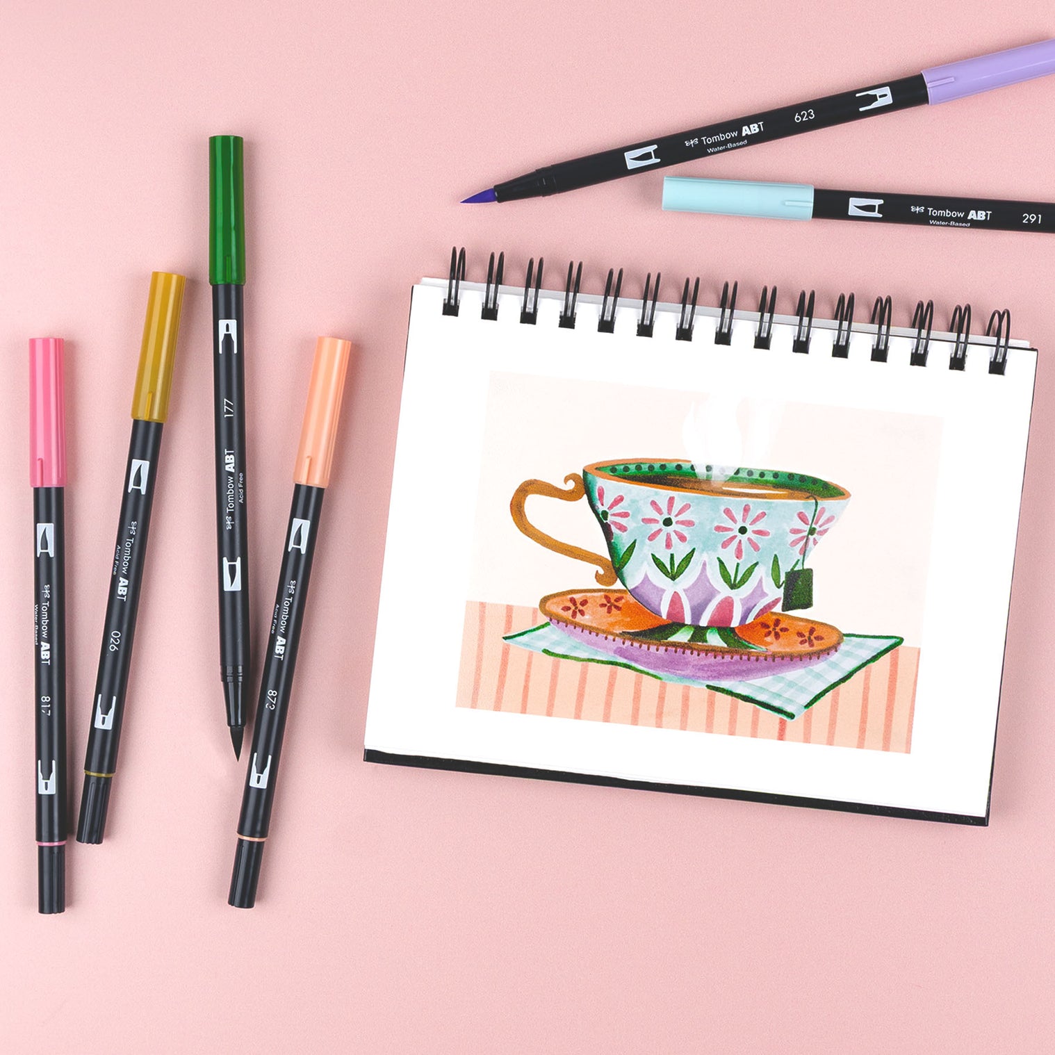 Teatime-Pack Dual Brush Pen