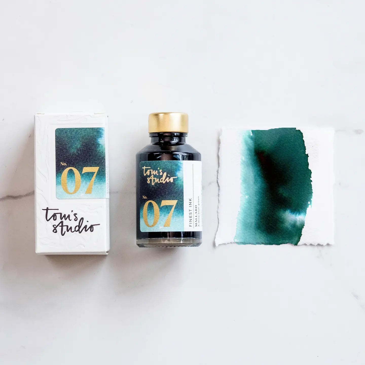 Tom's Studio Fountain Pen Ink-Mallard - No 07