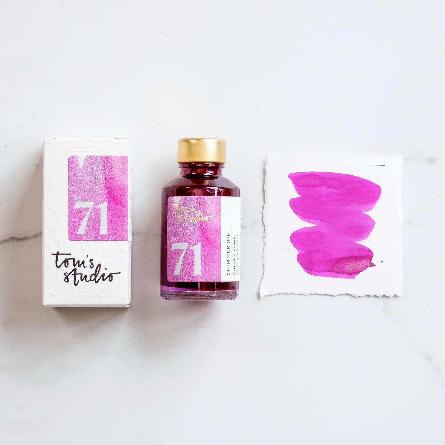 Tom's Studio Shimmer Ink - Cherry Bomb -No 71