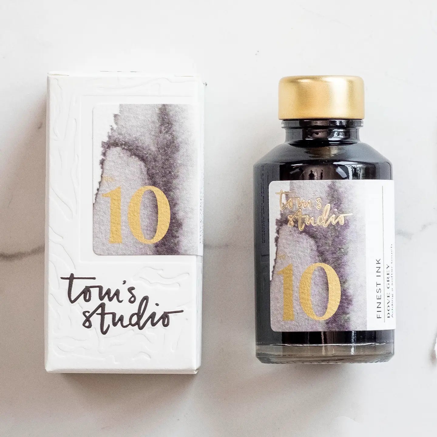 Tom's Studio Fountain Pen Ink- Dove Grey -No 10