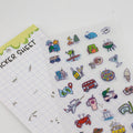 Travel 01-Clear Planner Sticker Sheet