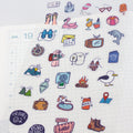 Travel 02-Clear Planner Sticker Sheet