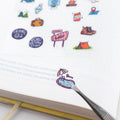 Travel 02-Clear Planner Sticker Sheet
