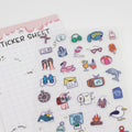 Travel 02-Clear Planner Sticker Sheet