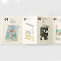 TRAVELER'S Notebook Accordion Fold Paper - 018 - Passport Size