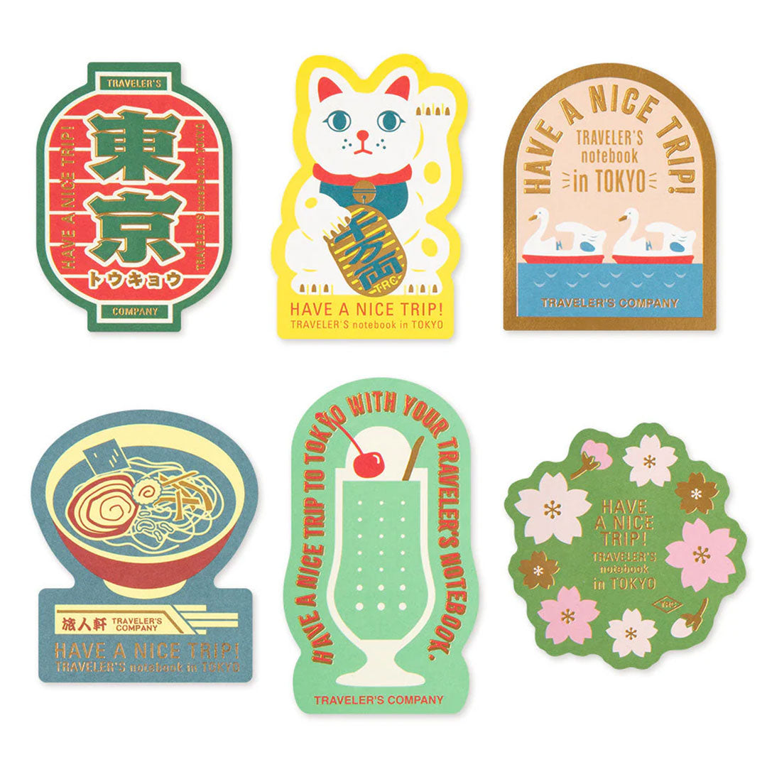 Traveler's Notebook Tokyo Sticker Set