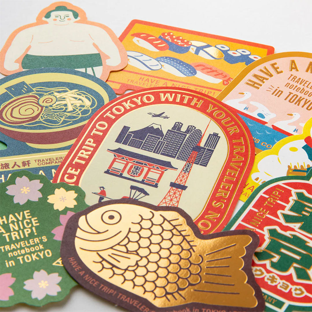 Traveler's Notebook Tokyo Sticker Set