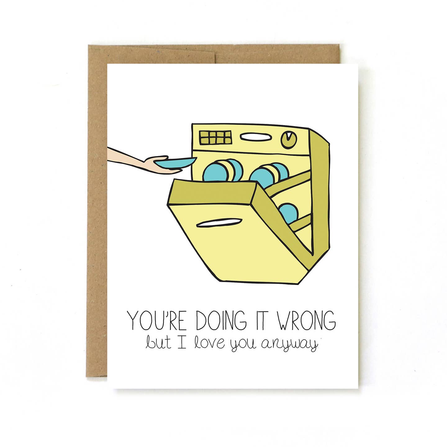 You're Doing It Wrong - Greeting Card - Unblushing