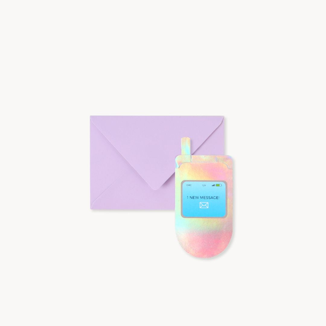 Flip Phone Birthday Interactive Card