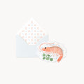 Shrimp Hidden Message Greeting Card