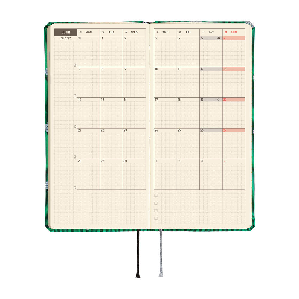 Hobonichi Techo 2027 Weeks Bow & Tie: Sheep Sheep Sheep