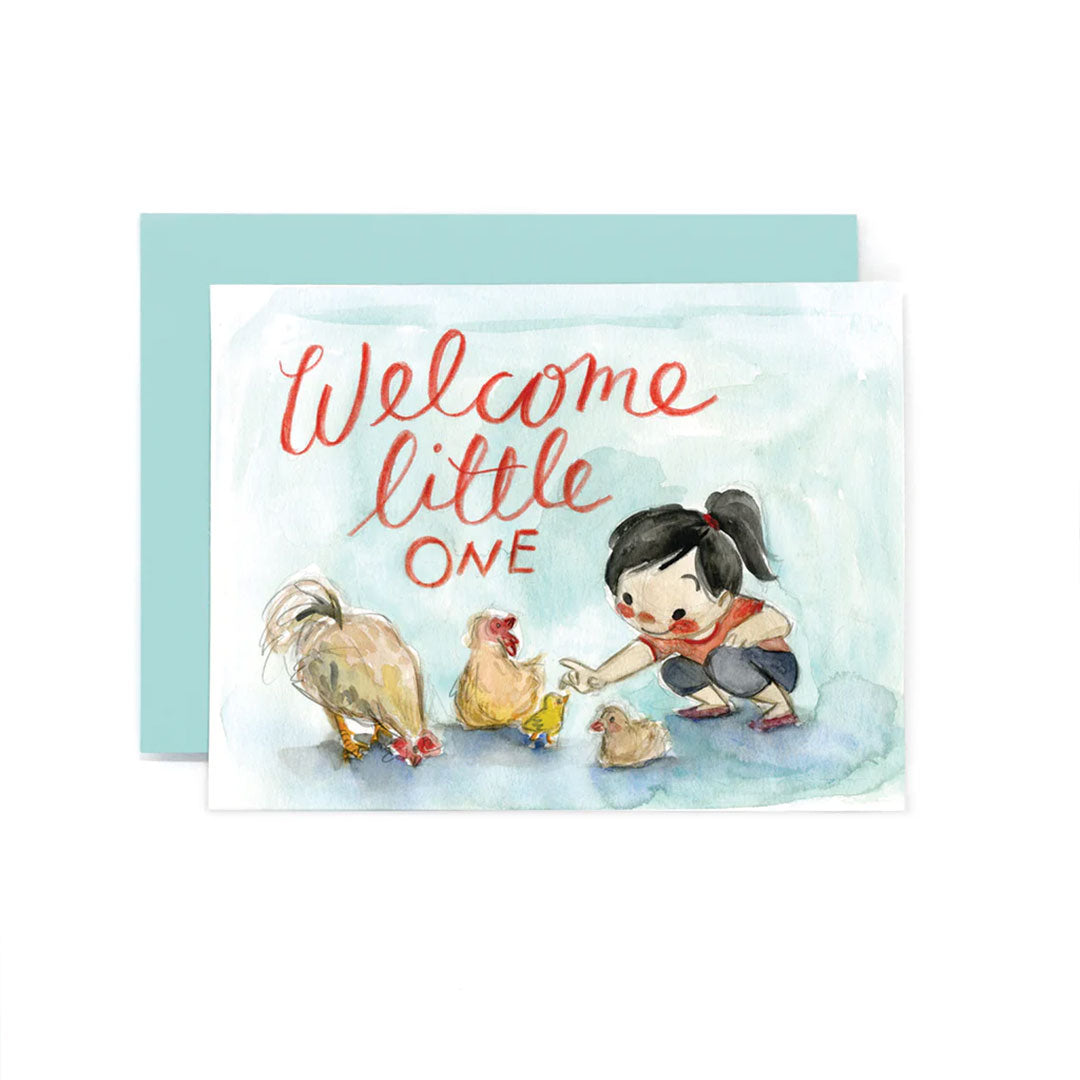 Welcome Little One Greeting Card