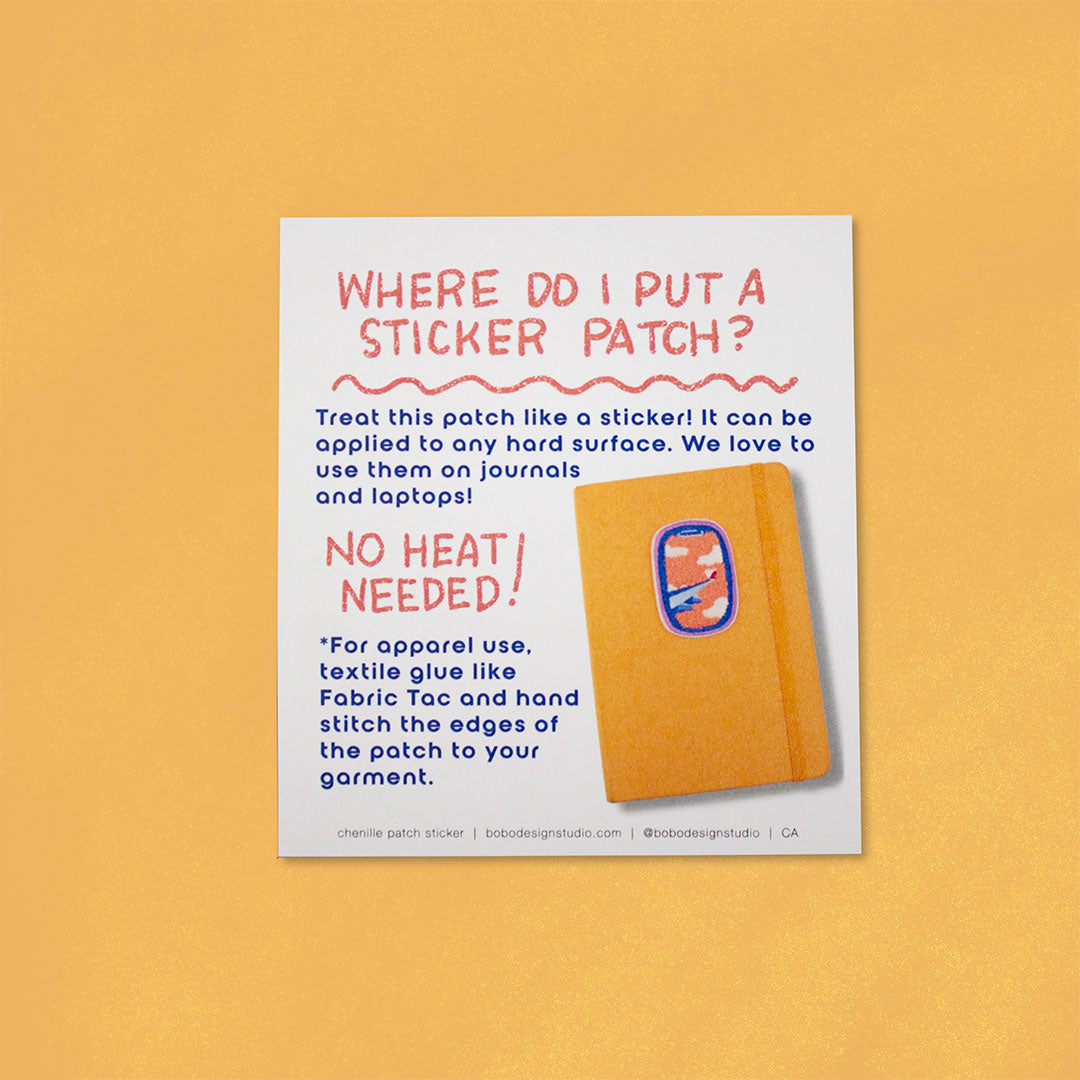 Painted Mountains - Chenille Woven Sticker Patch