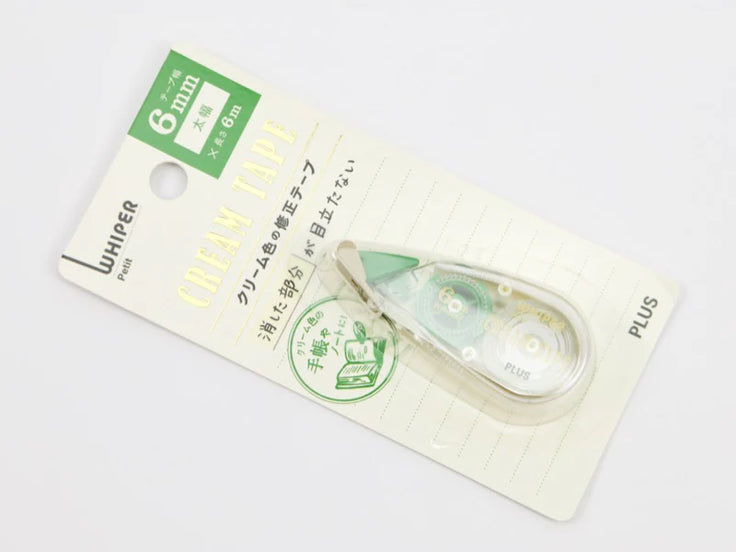 Creme Tape 6mm -Whiper Correct Tape