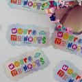 Whore For Trinkets Holographic Vinyl Sticker