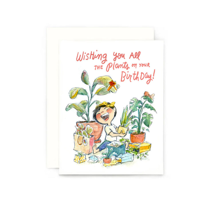 All the Plants Birthday Card