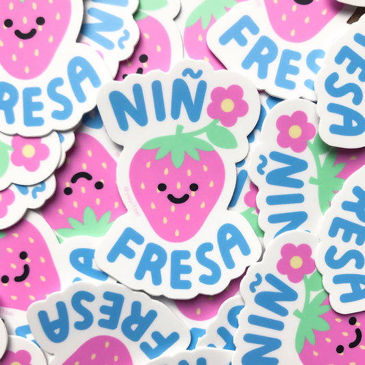 Niñx Fresa - Vinyl Sticker - YAY Itzel