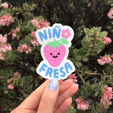 Niñx Fresa - Vinyl Sticker - YAY Itzel