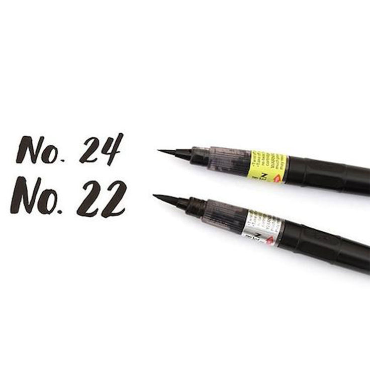 ZIG Cartoonist - Brush Pen Black - Various Sizes