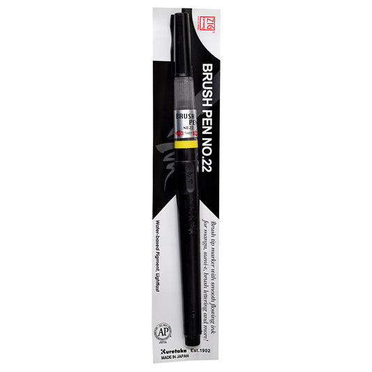 ZIG Cartoonist - Brush Pen Black - Various Sizes