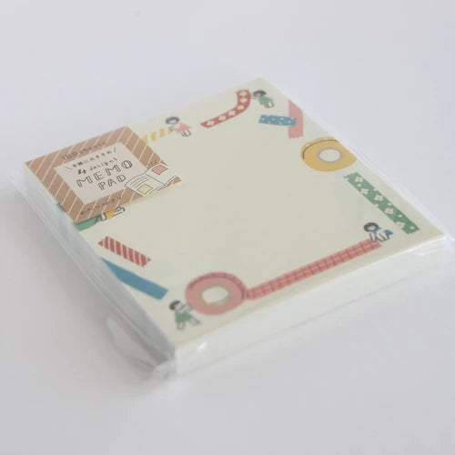 4 Designs Memo Pad- Stationery Theme