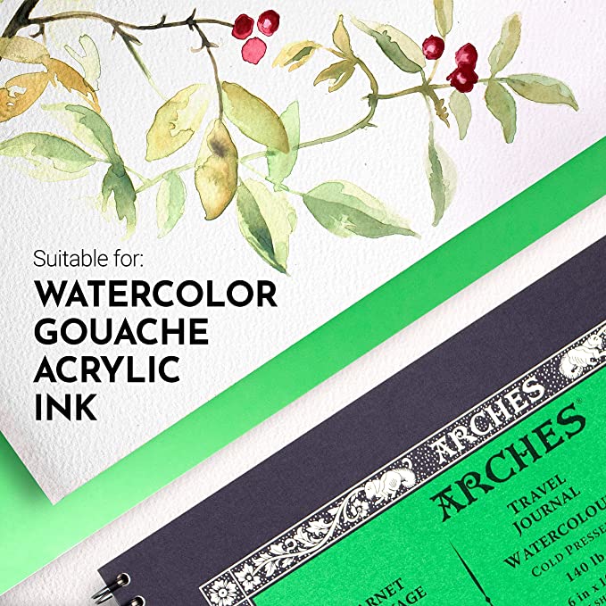 Watercolor Journal - 6x10 - Arches - Cold Press 140lb