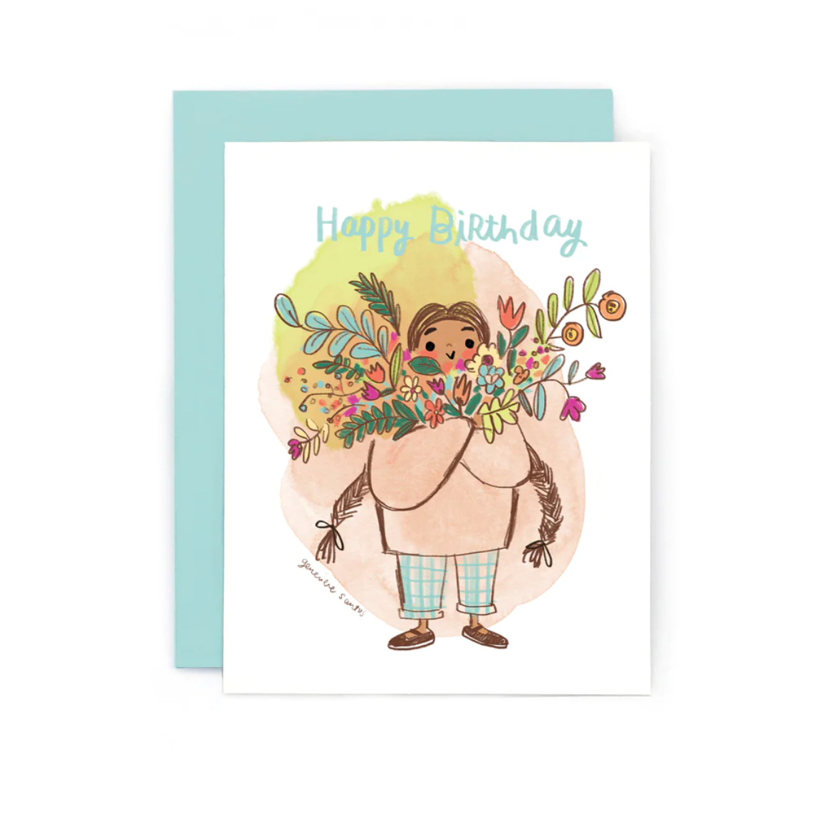 Birthday Bouquet Card - Le Petit Elefant