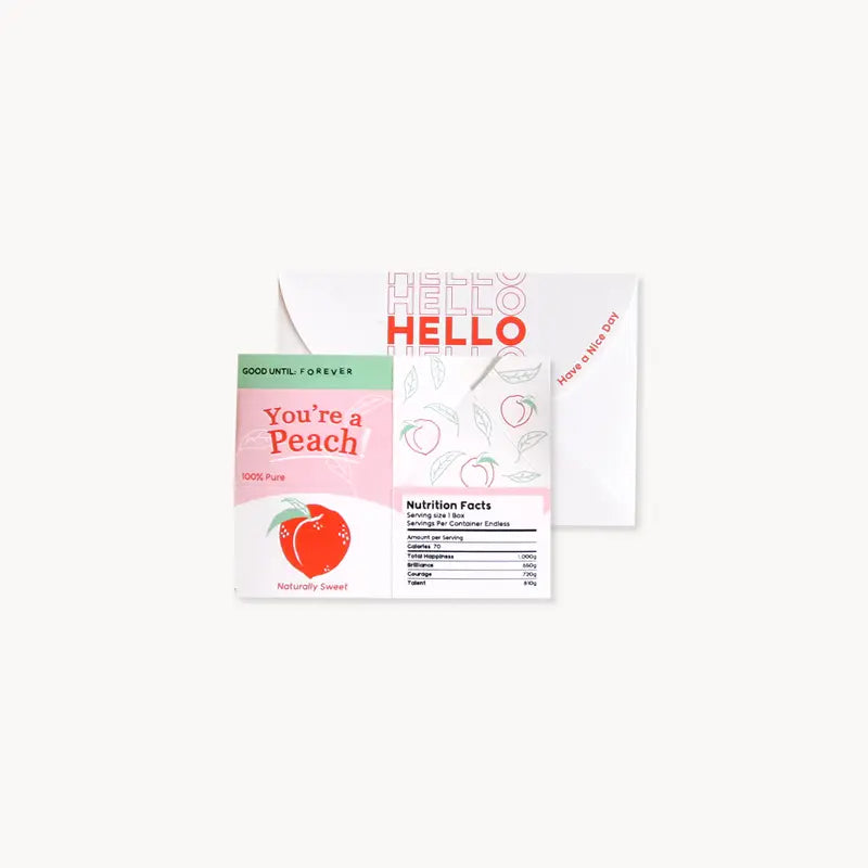 Juice Box Greeting Card