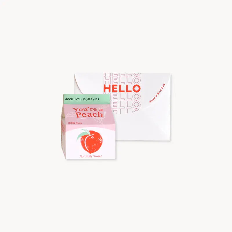 Juice Box Greeting Card