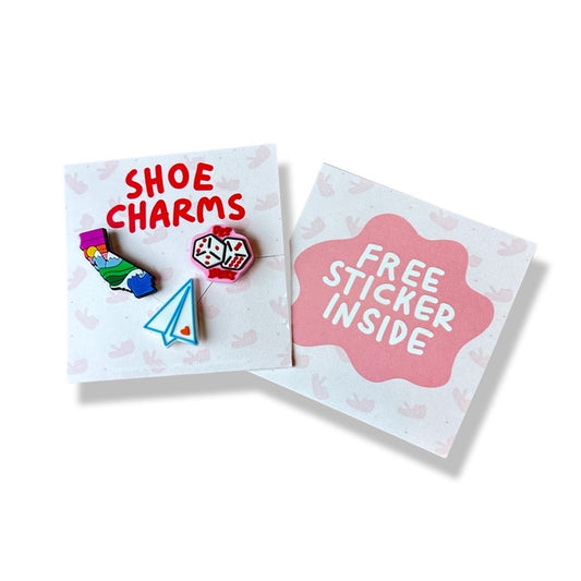 Shoe Charms - California - Paper Airplane