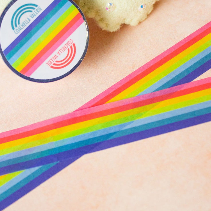 Rainbow Washi Tape - Coachella Valerie