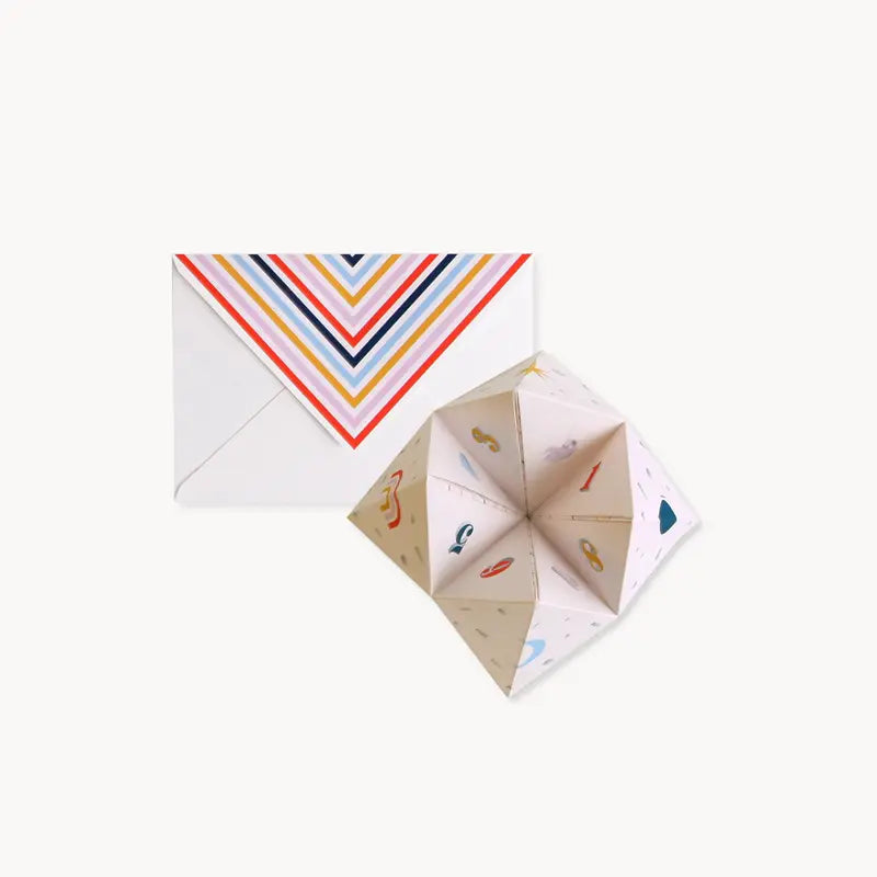 Cootie Catcher Greeting Card