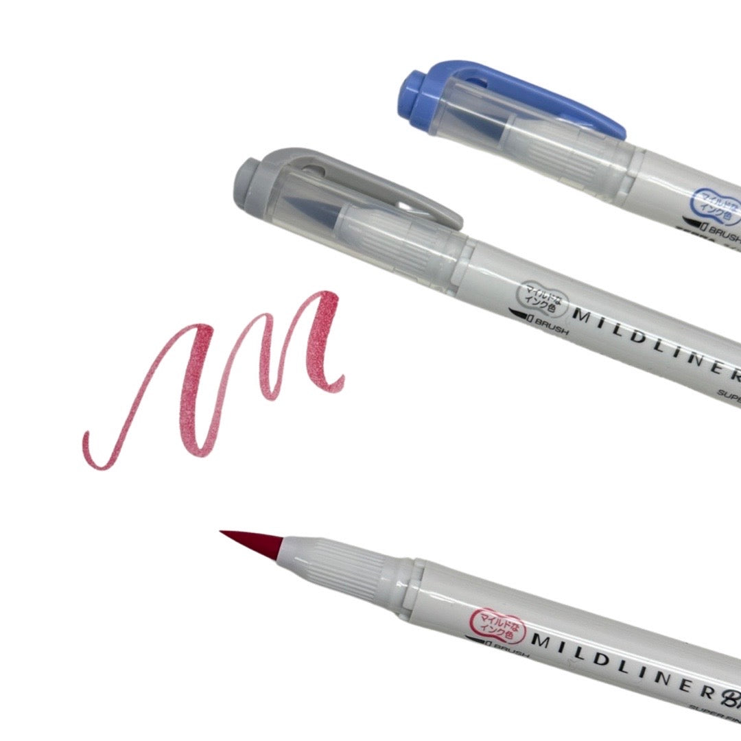 Zebra Mild Liner Brush Pen Sets