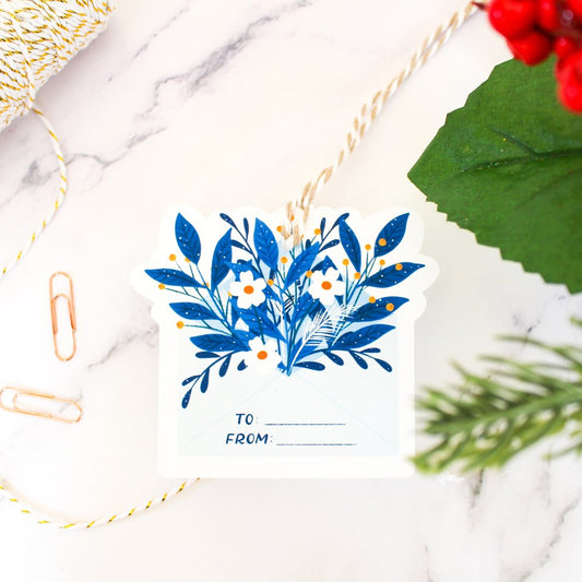 Floral Envelope Gift Tags (set of 8) - Julia Kestner