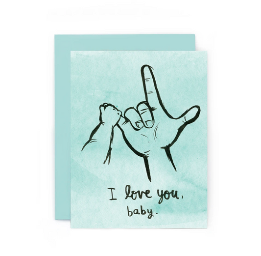 I Love You Baby Greeting Card