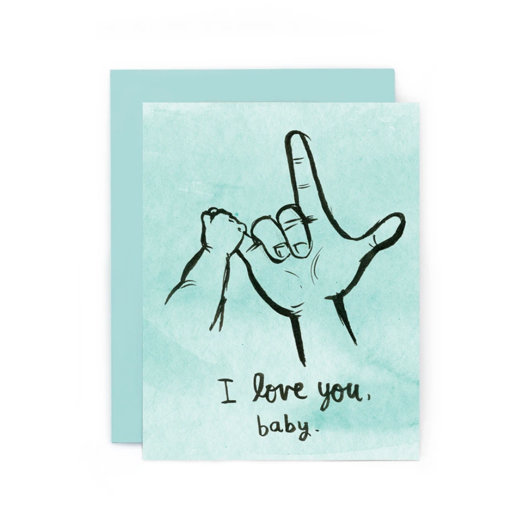 I Love You Baby Greeting Card