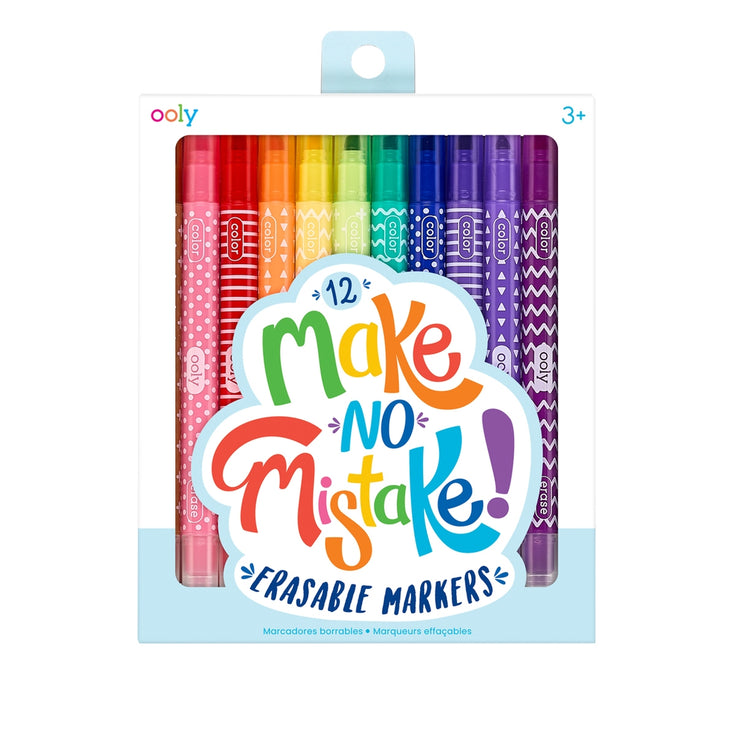 Make No Mistake Erasable Markers - OOLY